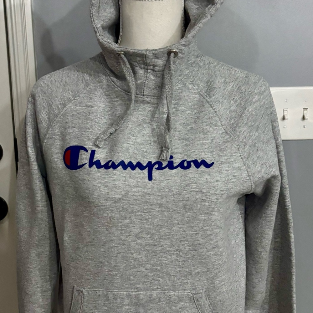 Champion Heather Gray Athletic Hoodie